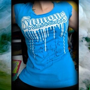 Famous S&S Dripping Paint Sparkle Tee